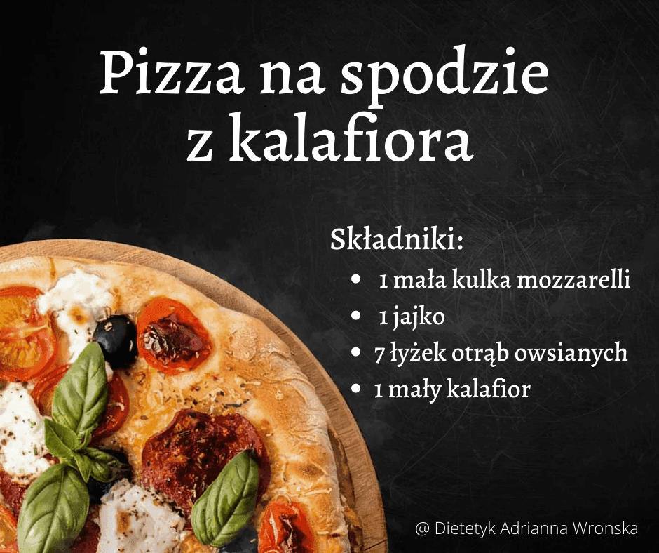 Pizza na spodzie kalafiora